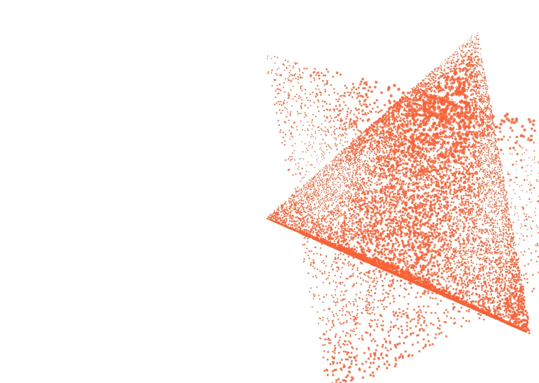 Abstract particle artwork for Digitalisation World press coverage