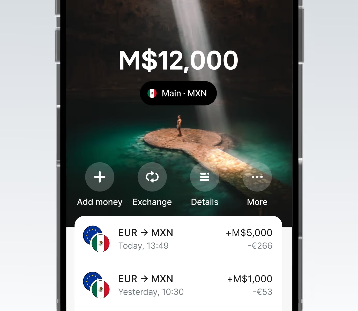 Revolut multi-market launch screens