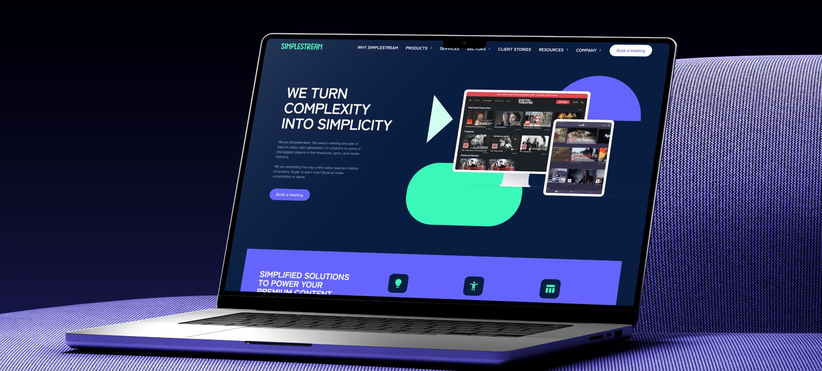 SimpleStream visual identity system