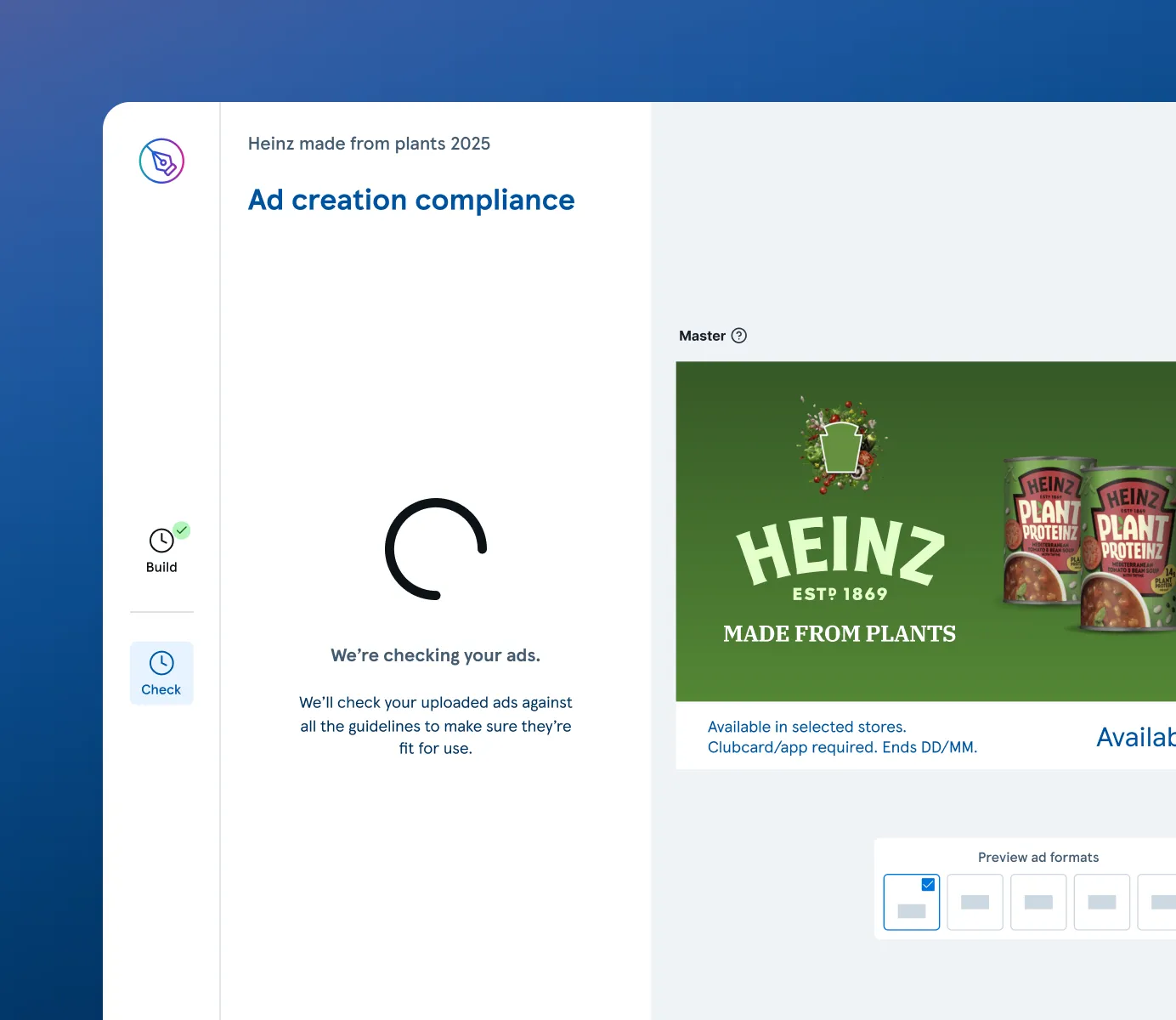 Tesco Retail Media ad format compliance checks